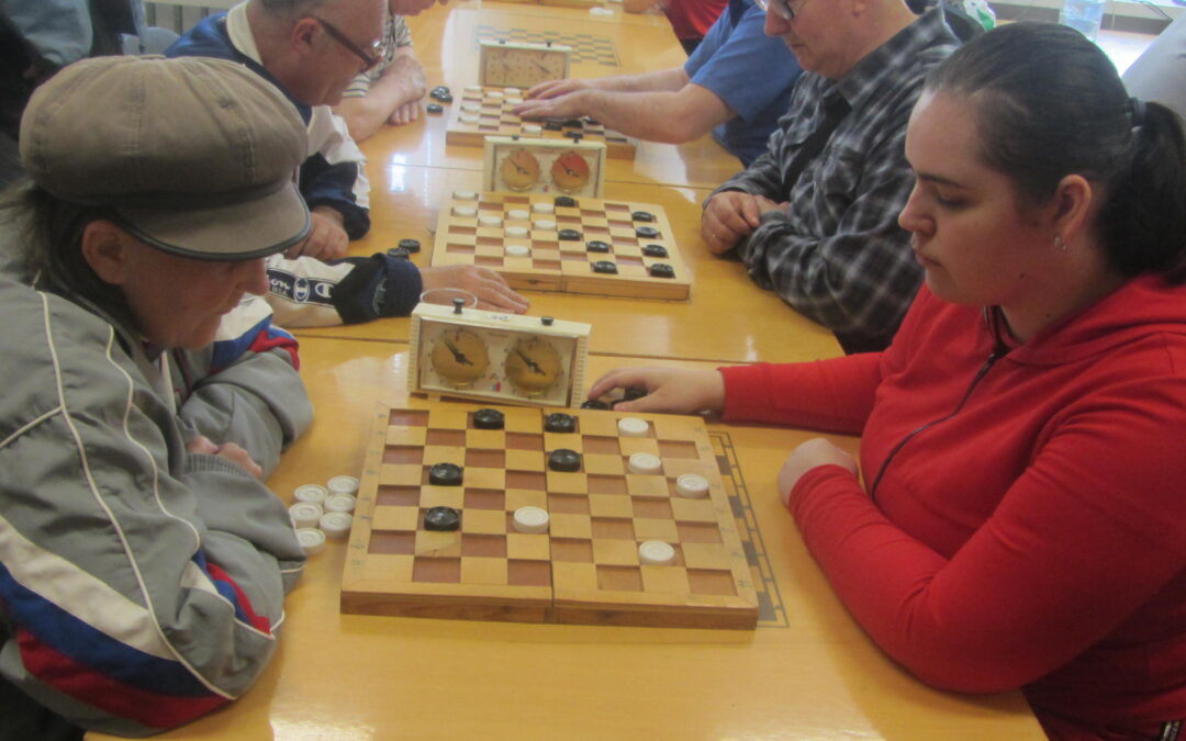 22 июня прошли открытые соревнования  по шашкам